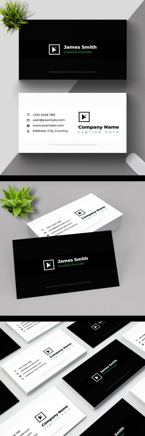 Creative Business Card Layout - 460401166