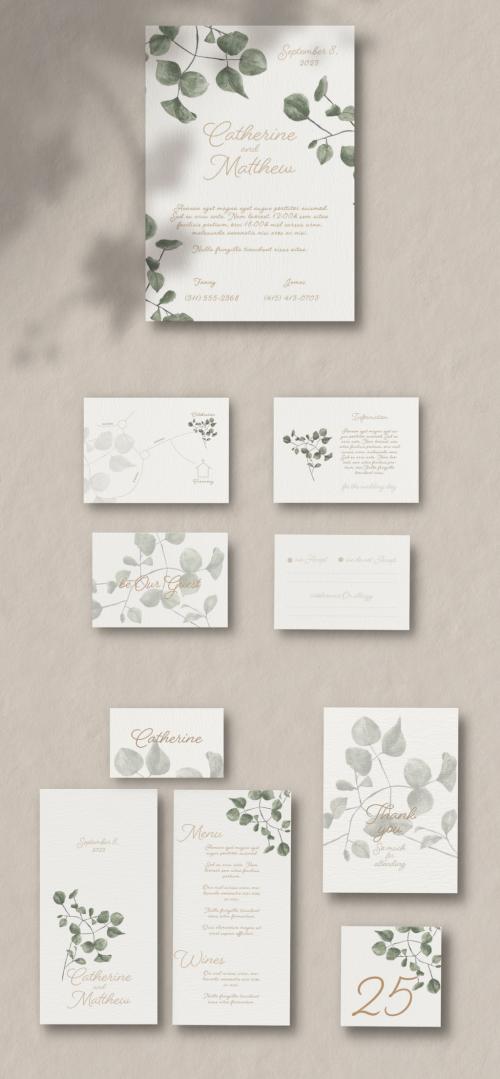 Wedding Stationary Eucalyptus - 461103269