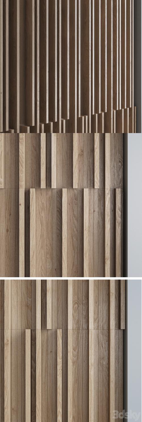 Wooden wall panel