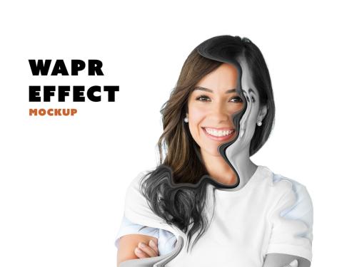 Warp Effect Mockup - 461120322
