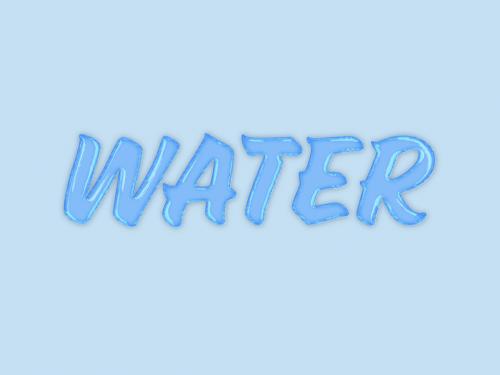 Water Style Text Effect - 461120365