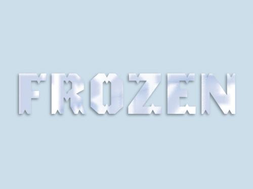 Frozen Text Effect - 461120602