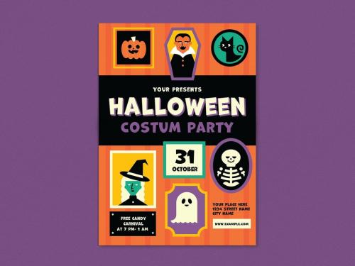 Halloween Party Flyer - 461120637