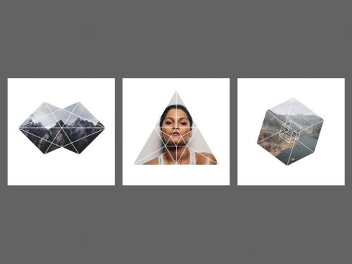 Geometric Masks Effects for Instagram and Other Social Media - 461120646