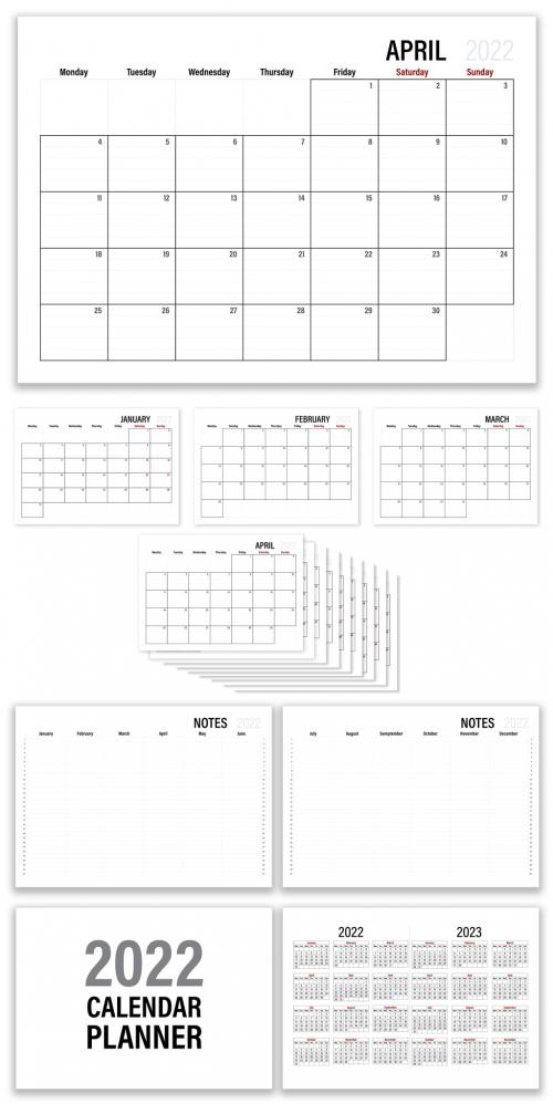 Lined 2022 Calendar Dayplanner - 461120748