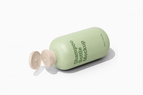 500ml Squeeze Shampoo Bottle Mockup Vol.1