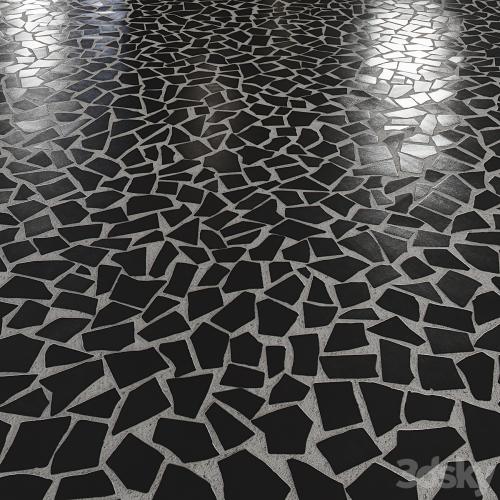 Chipped tiles | Broken tiles | seamless material