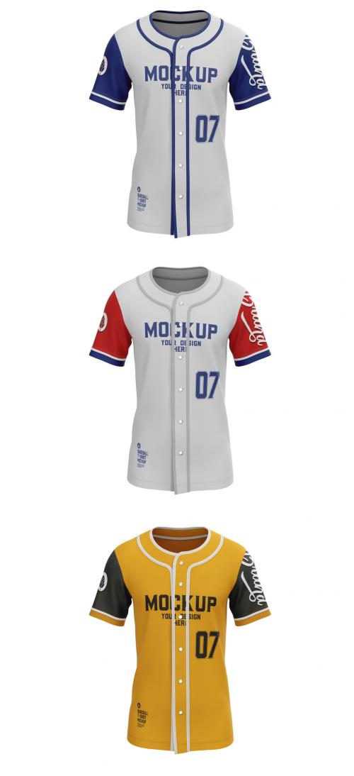Men's Baseball Tshirt Mockup - 461121131