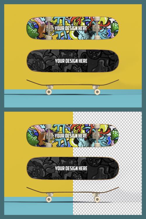 Skateboard Mockup E - 461121197