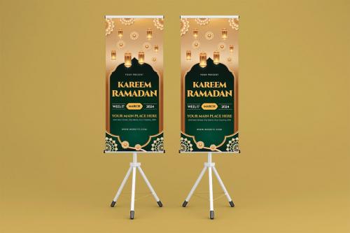 Ramadan Kareem Roll Up Banner