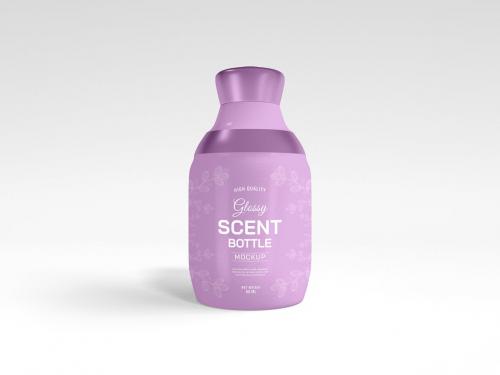 Perfume Scent Bottle Packaging Mockup Set