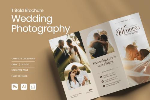 Wedding Photographer Brochure Templates