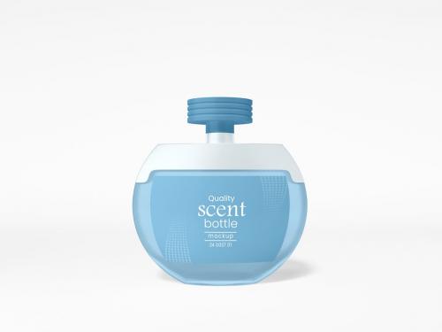 Perfume Scent Spray Bottle Packaging Mockup Set