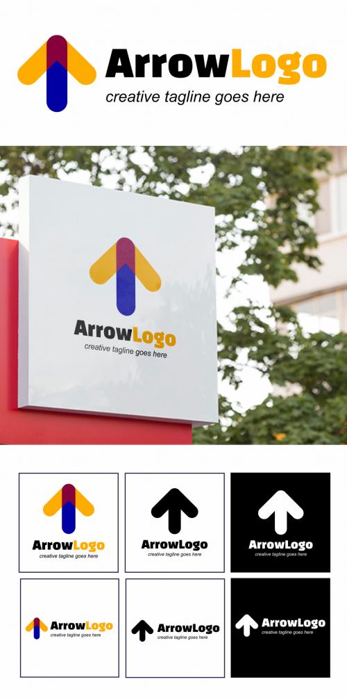 Arrow Logo Icon Layout - 461126813