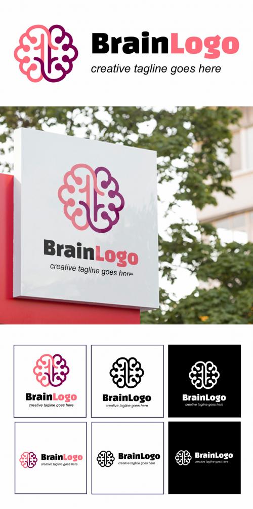 Brain Strom Logo Layout - 461127036