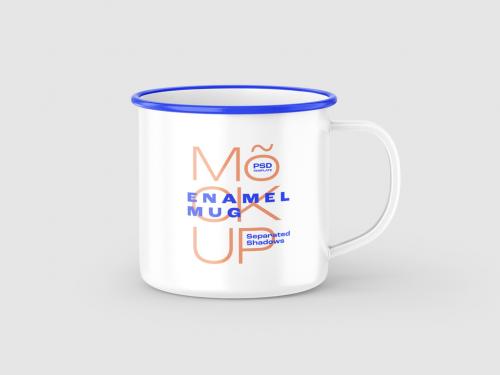 Enamel Mug Mockup - 461127367