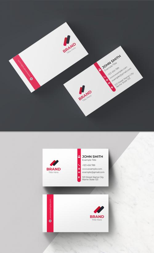 Creative Business Card Layout - 461336816