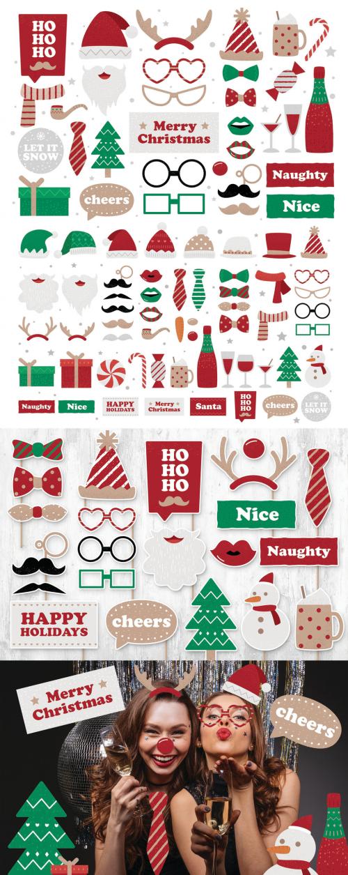 Christmas Clipart Illustrations Digital Props Photo Overlays - 461500652