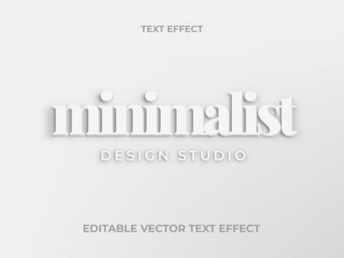 Editable Business Logo with Minimalist Word - 461594829