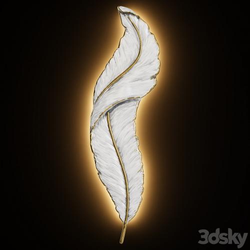 Feather Wall Light