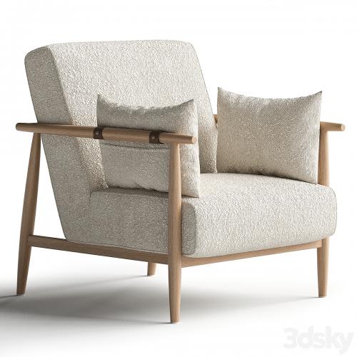 Sirolo oak armchair