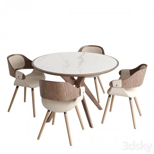 Tango dining table and Jody chairs