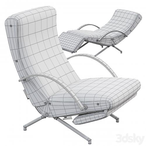 AVE TECNO P40 Lounge Chair by Borsani 1950