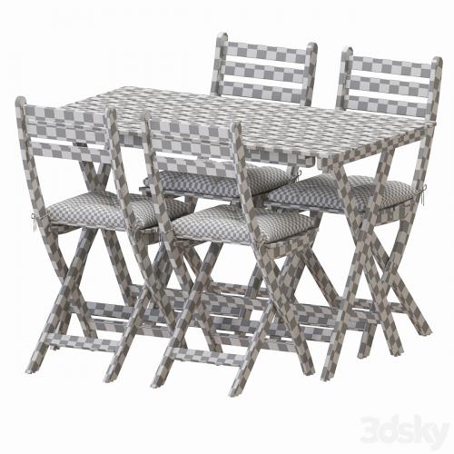 IKEA ASKHOLMEN Table And Chairs