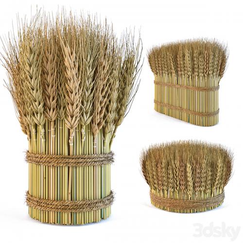 Decorative sheaves of wheat ears 2