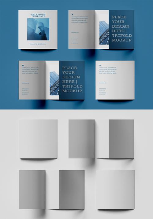 Four Brochure Design Mockup - 462311247