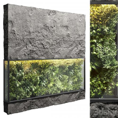 collection outdoor plant stand vertical garden wall glass box vase