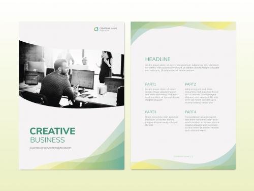 Green Business Annual Report Layout - 462896934