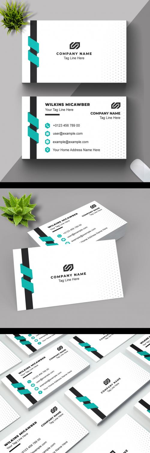 Clean Business Card Design Layout - 462954537