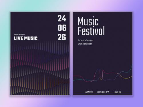 Music Concert Poster Layout - 463165348