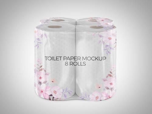Toilet Paper Package Mockup - 463166198
