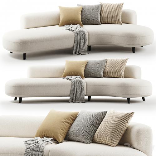 Polyester corner sofa