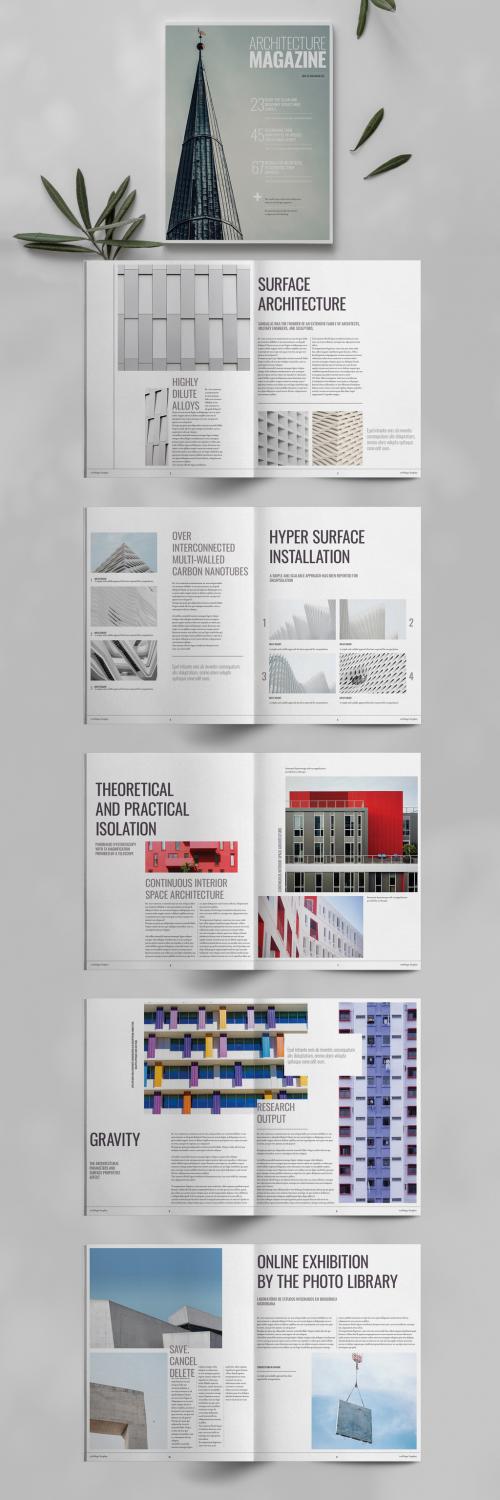 Architecture Magazine Layout - 463689723