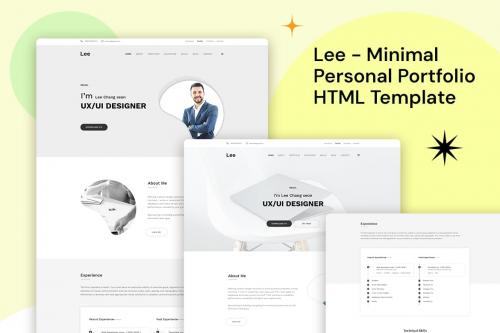 Lee - Minimal Personal Portfolio HTML Template