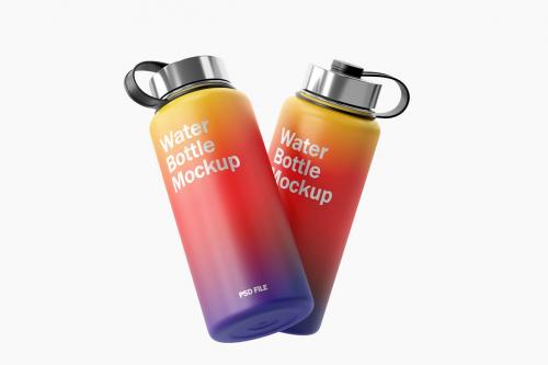 Aquaflask Water Bottle Mockup Vol.2