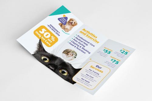Pet Clinic Trifold Brochure
