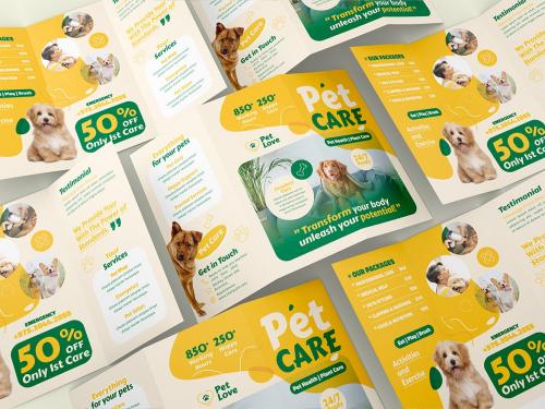 Pet Care Trifold Brochure