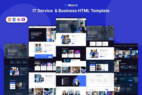 IT Service And Business HTML Template