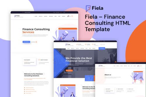 Fiela – Finance Consulting HTML Template