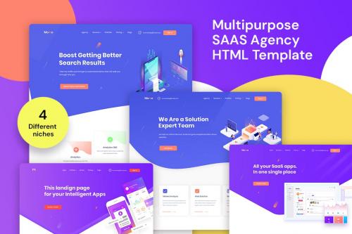 Momo – Multipurpose Saas Agency HTML Template
