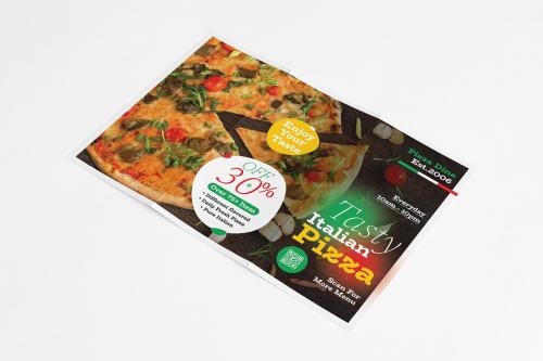 Italian Pizza Trifold Brochure