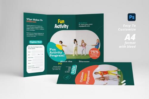 Children Playground Trifold Brochure