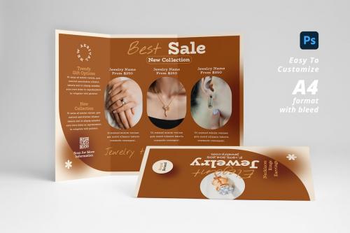 Jewelry Store Trifold Brochure Template