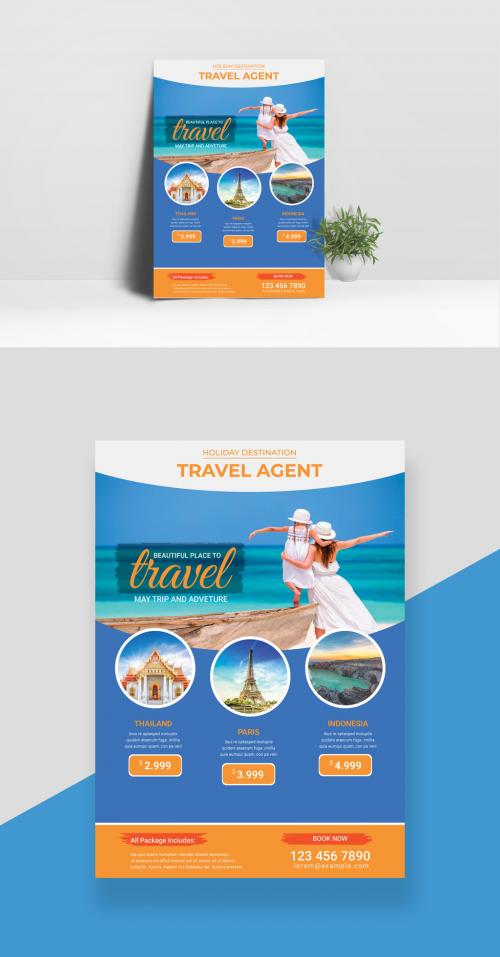 Travel Agent Flyer - 463916359