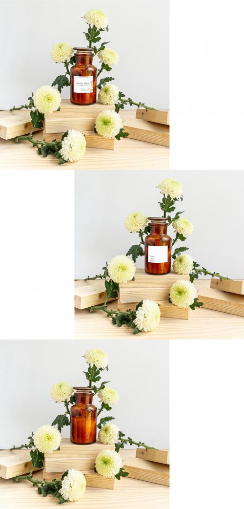 Crystal Apothecary Candle Mockup - 463917298