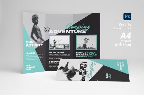 Sports Active Trifold Brochure